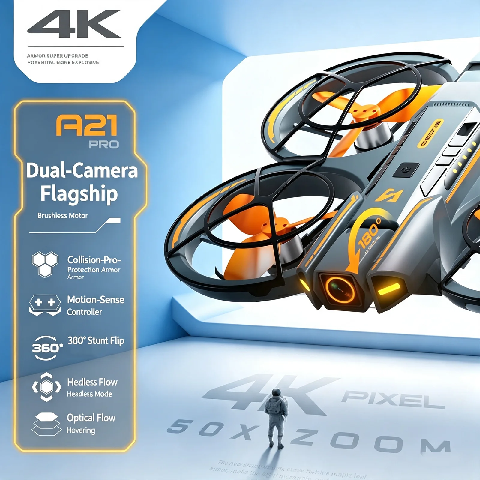 طائرة بدون طيار A21 RC الجديدة - مراجعة Toys For Kids Video وسعره