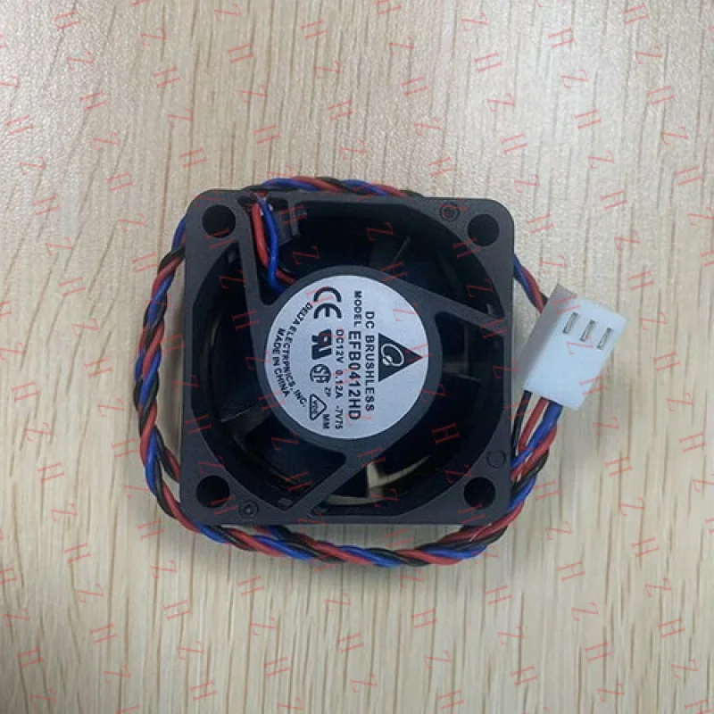 P+ 1PCS New for Delta BRUSHLESS EFB0412HD Mute Cooling Fan 4020 DC12V 0.12A 4CM 3Pin