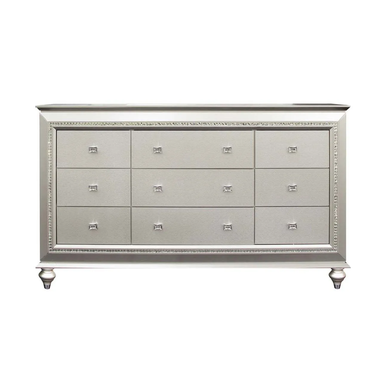 Living room cabinet ACME Kaitlyn Dresser in Champagne