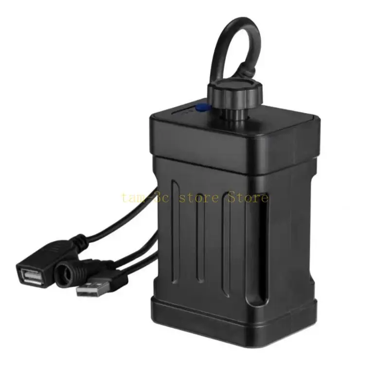 Compact Battery Enclosure Portable 21700 Battery Chamber 21700 Battery Repository for Bicycles Lighting & Charging D0UA