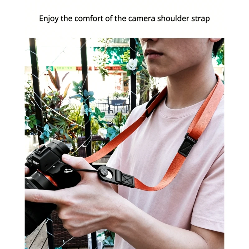 Camera Open Shoulder Strap Suitable for Fuji Sony Konka zve10 a7 s3 a6700 r50v r100 zfc z50 a7m4 xe5 xm5 xs10 Canon