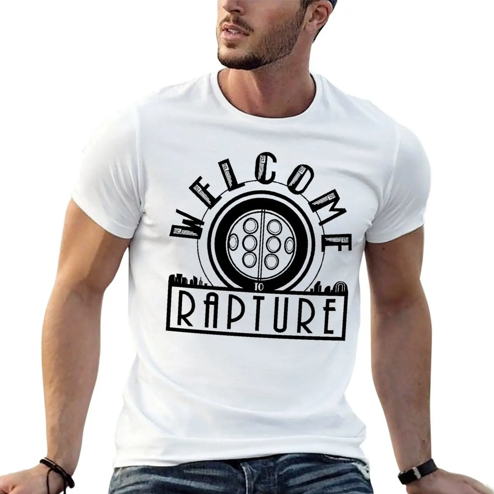 Welcome To Rapture Classic For Sale T-shirt Crewneck Movement  Funny Tshirt Classic Fitness Eur Size