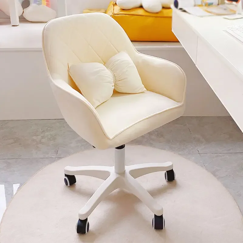 Chair Bedroom Girl Lovely Home Computer Chair Lift Desk Chair Dormitory Study Sedentary Makeup Stool Office Chairs Gamer Chairs