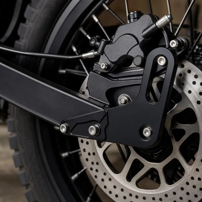 Aluminum Alloy Brake Caliper Adapter Bracket Anti-Rust Wear Resistant for Dirt Bike Motorcycle Brake Modification Parts