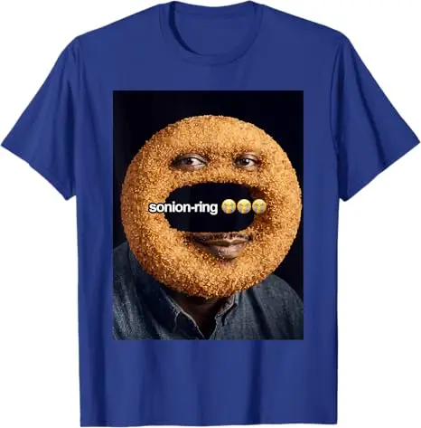 Funny SONION Ring Meme Son Brainrot T-Shirt Y2k Humor Men's Fashion Graphic Apparel Streetwear Clothes Short Sleeve Outfit Gift