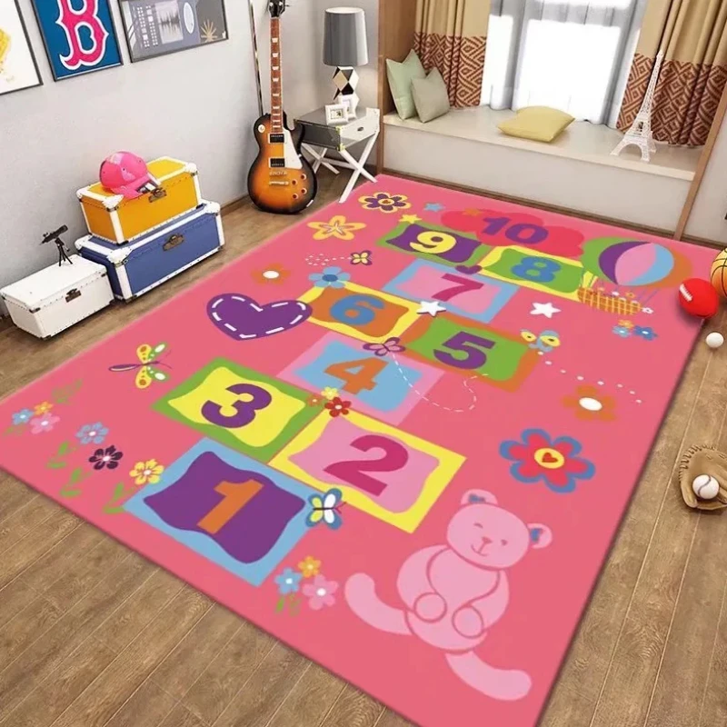 Children\'s Educational Early Education Game Carpet Living Room Baby Room Bedside Rugs Bedroom Decoration Crawling Non-slip Rug