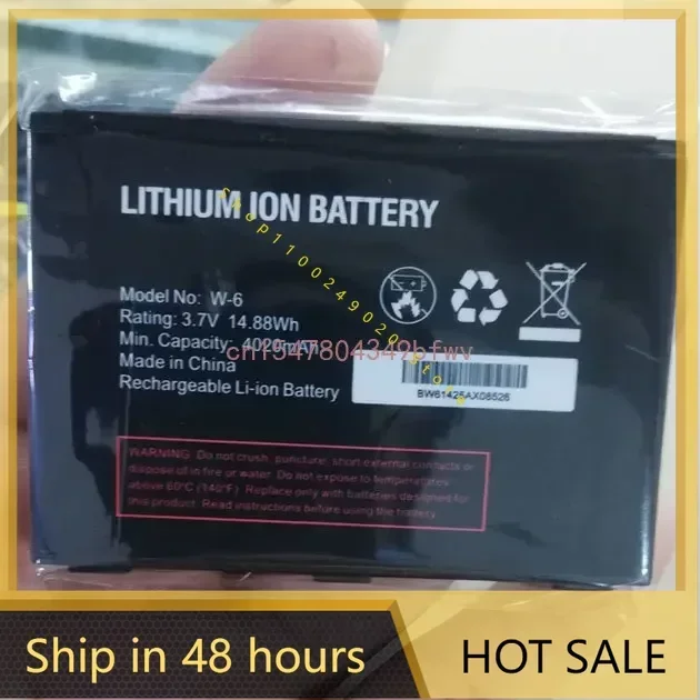 100% high quality 4020mAh battery For Netgear AirCard 781S W6 W-6 Mobile Phone Replacement Battery +Tracking Code