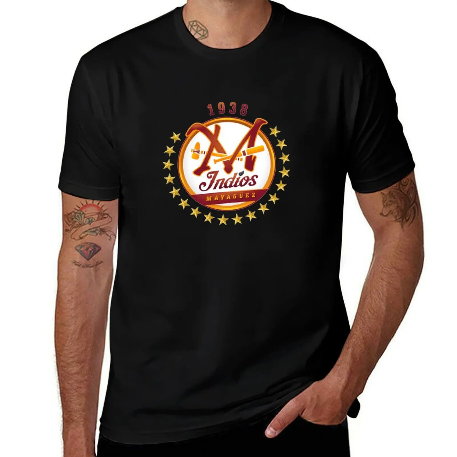 Indios de Mayagüez T-Shirt Breathable Gym Short Sleeve T-Shirt