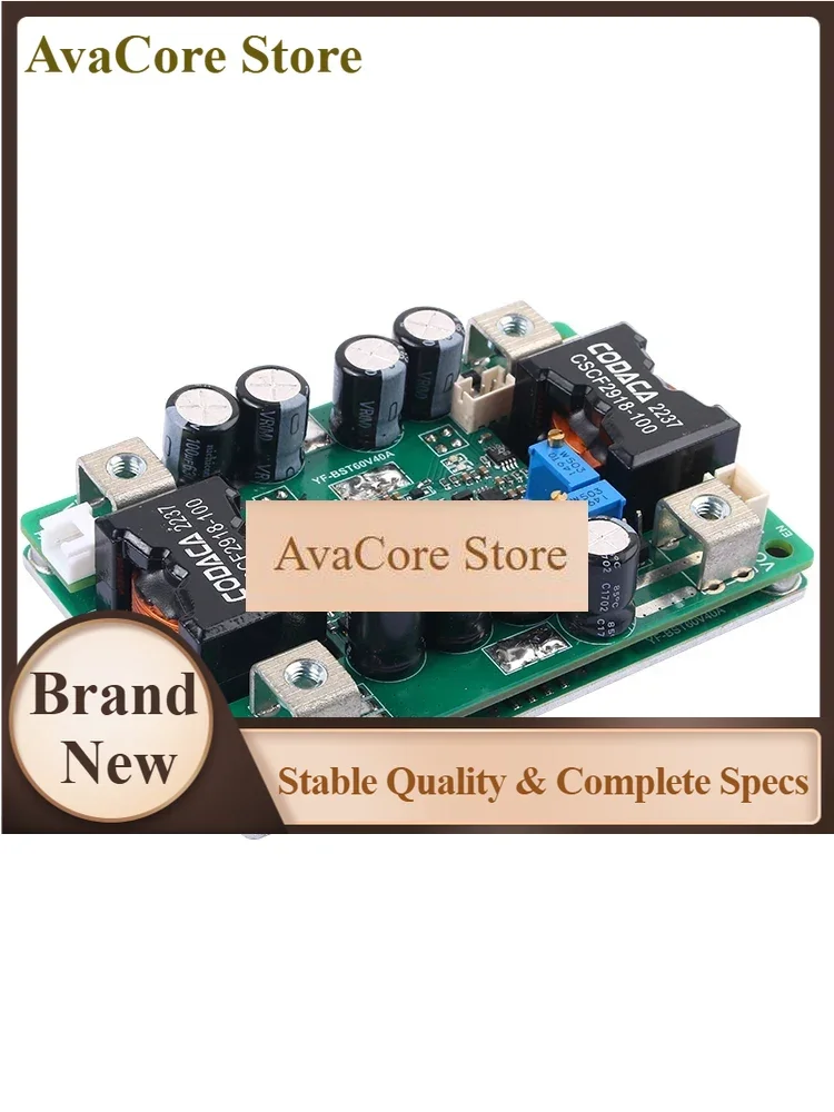 AvaCore1200W High-Power Boost Power Module Ingang DC10-48V/40a-uitgang DC12-56V Stroom Instelbaar