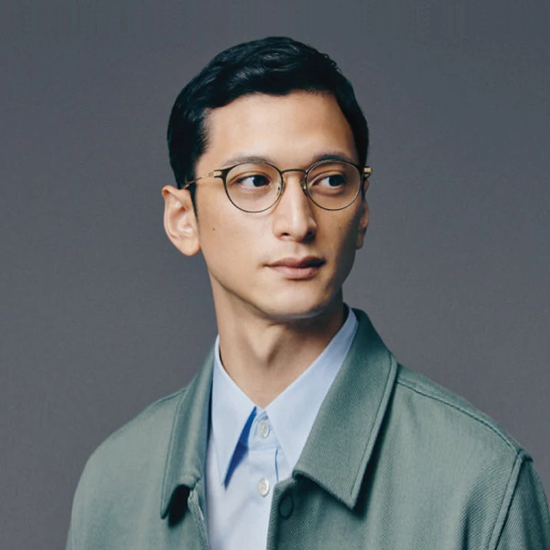 

Super Comfortable Handmade Pure Titanium Glasses Vintage Sle S39T Frame ex Optical Glasses Lightweight Keijisaku Brand