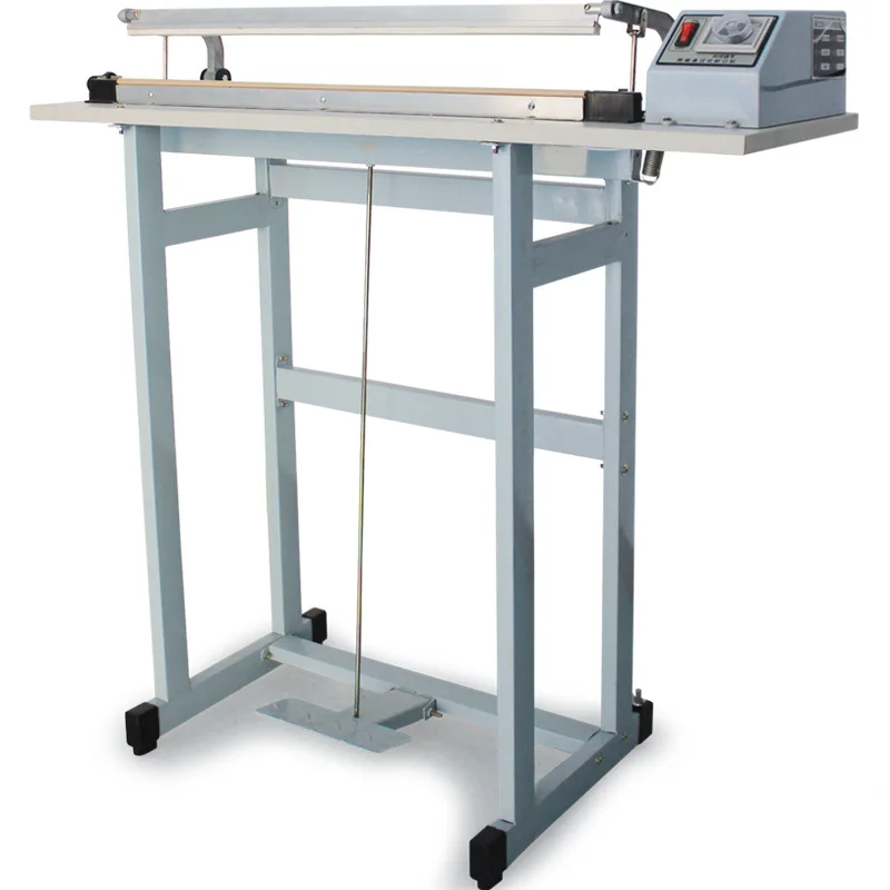 

Pass-through foot pedal sealing machine Vertical foot pedal film sealing machine Plastic bag packaging machine