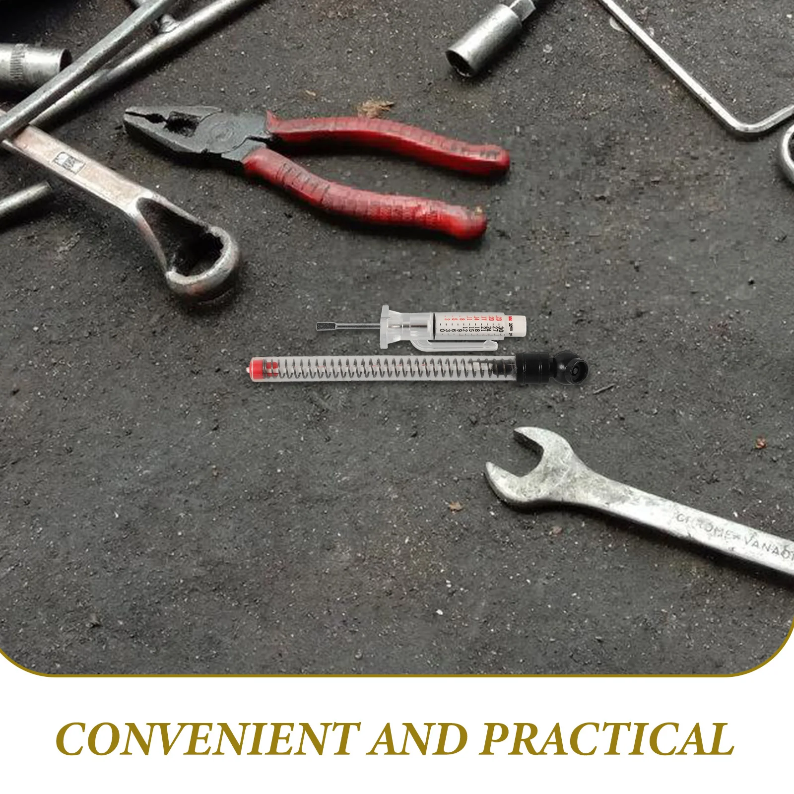 

1 Set Tire Tread Depth Gauge Portable Tire Measure Tool For Wear Detection Universal Fit All Vehicles Tread Depth Gauge Tool