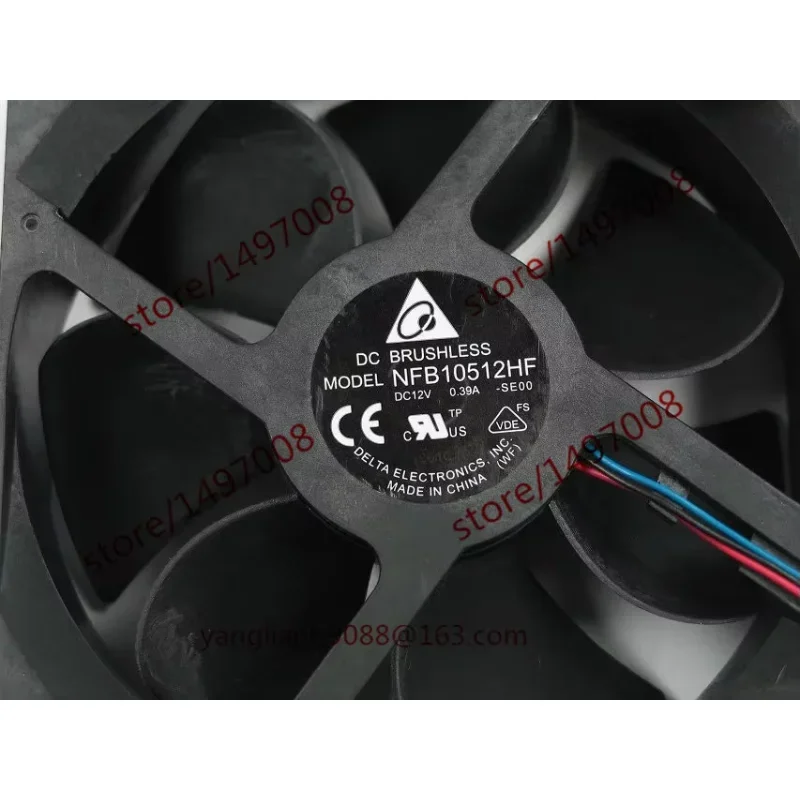 

Delta Electronics NFB10512HF SE00 DC 12 В 0,39 А 105X105X32 мм 3-проводной охлаждающий вентилятор для сервера