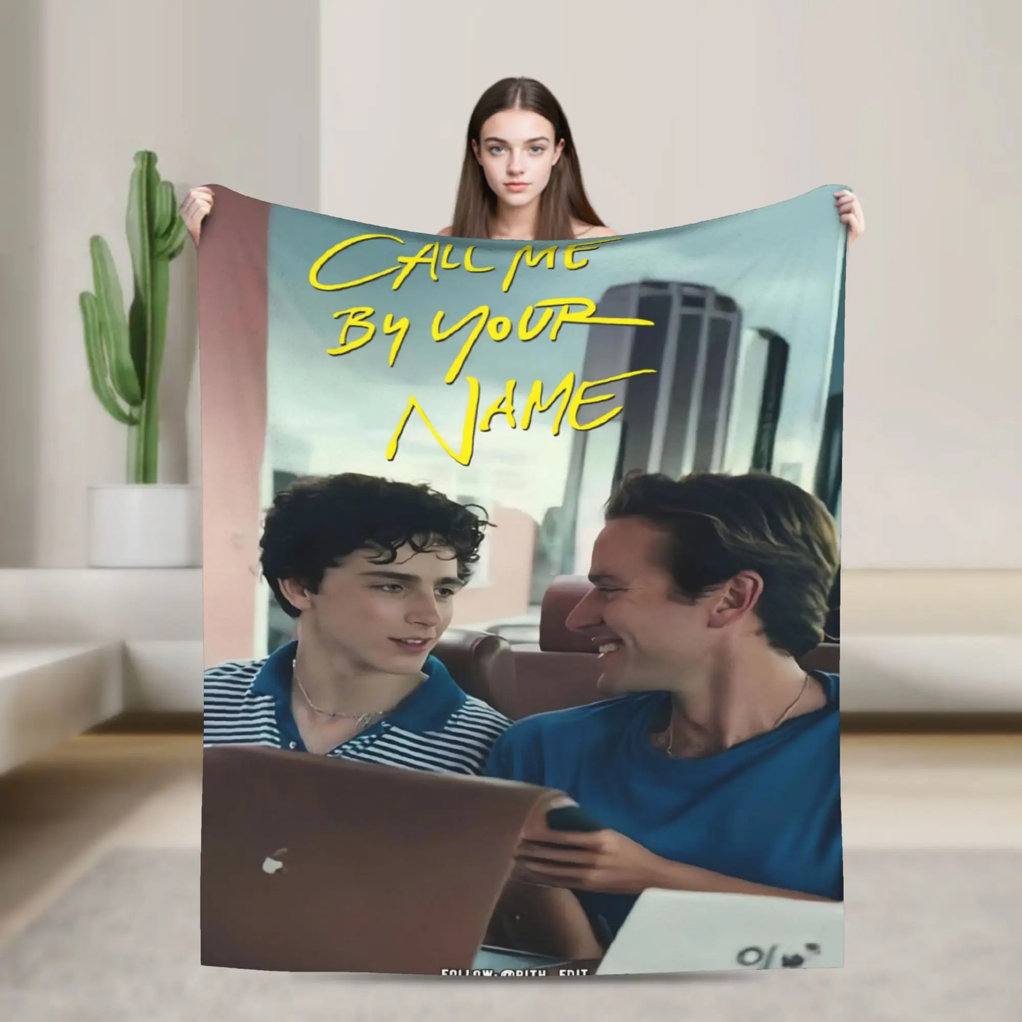 Call Me by Your Name Blanket Multi-size Soft and Lightweight  Throw Blankets for Sofa Couch and Bed
