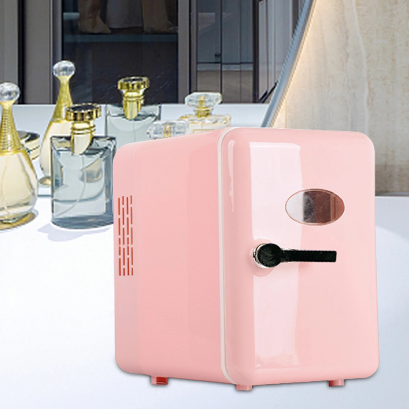 Mini Fridge 6L Drinks Fridge Small Refrigerator USB Portable Fridge for Drinks Skincare Lunch For Car Truck Travel Cooler Home