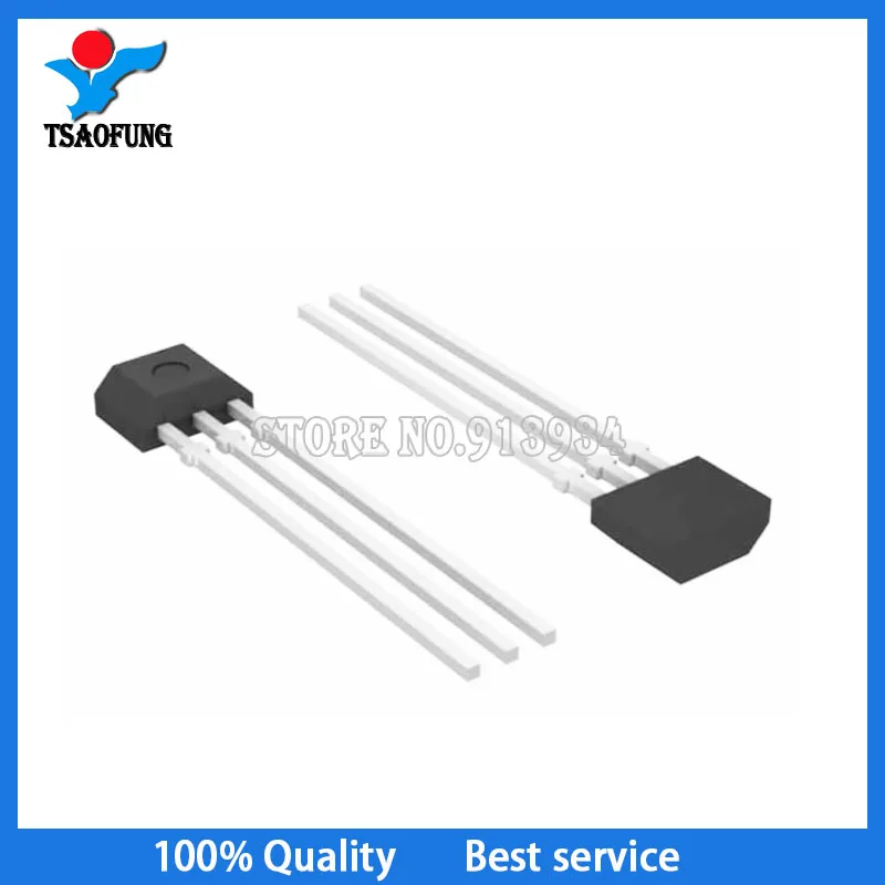 20PCS A1302E A1302EUA A1302EU TO92S Continuous-Time Ratiometric Linear Hall Effect Sensors