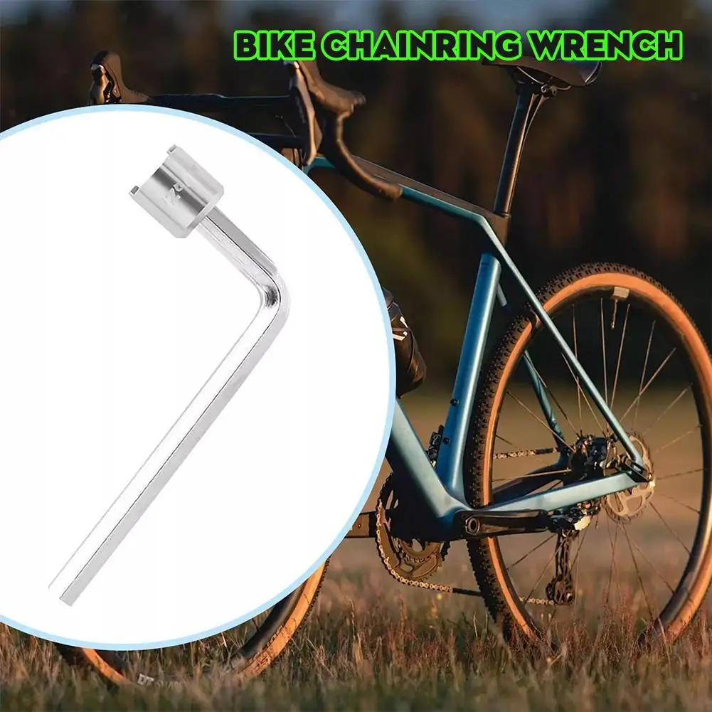

Chainring Bolts Nut Wrench Chainring Screw Removal Folding Install Chainwheel Tools Bike MTB Road Tool N0A3