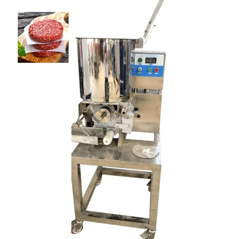 Hamburger Patty Making Machine Square Star Nugget Falafel Shape Beef Burger Patty Forming Automatic Meat Patty Making Machine