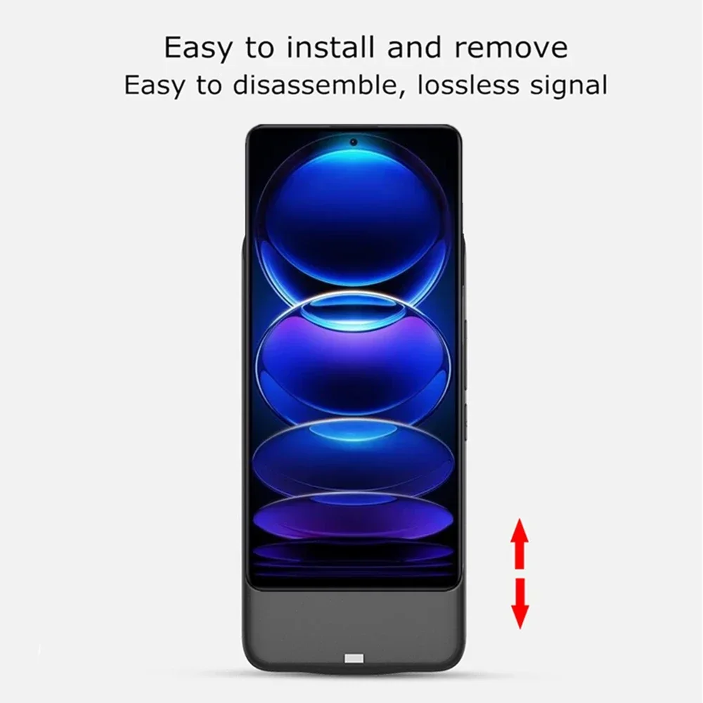 10000mAh For Xiaomi Mi POCO X5 Pro 5g External Battery Cases Portable Charger Power Bank Cover For XIAOMI POCO X5 Powerbank Case