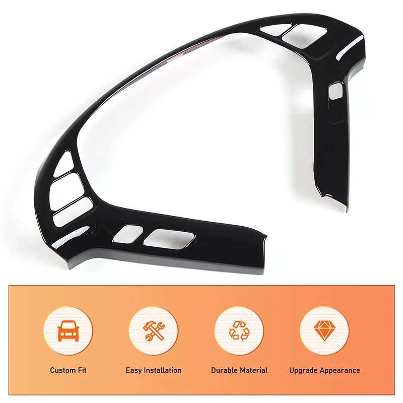 ABS Per Infiniti G37 G25 Q40 EX35 10-13 Volante Dell'automobile Pannello Decorazione Della Copertura Trim Adesivo Interni Accessori Auto