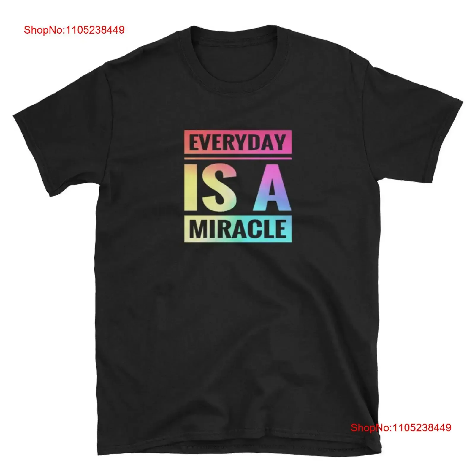 Inspirational T Shirt Everyday Is A Miricle Sober s Recovery Sobriety vintage Washed fashion Versatile Stylish Breathable homme