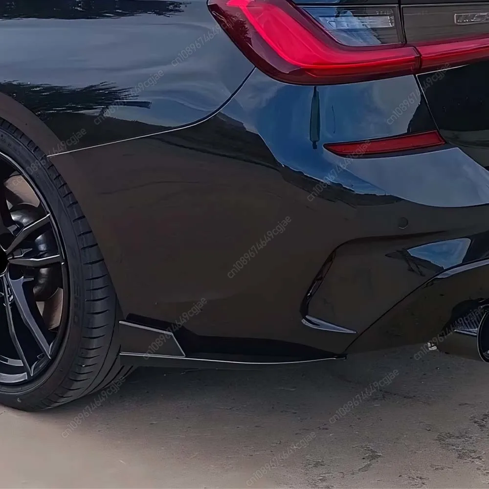 

Для BMW 3 серии G20 G28 318i 320i 330i M-Sport 2019-2024 автомобильный задний бампер, сплиттер, боковой спойлер, фартук, набор наклеек