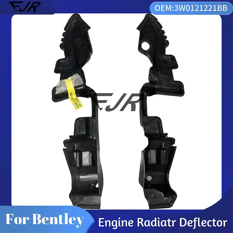 

Engine Radiator Deflector Left and Right Tank Guard Plate for Bentley Continental GT GTC OEM 3W0121221BC 3W0121221BB