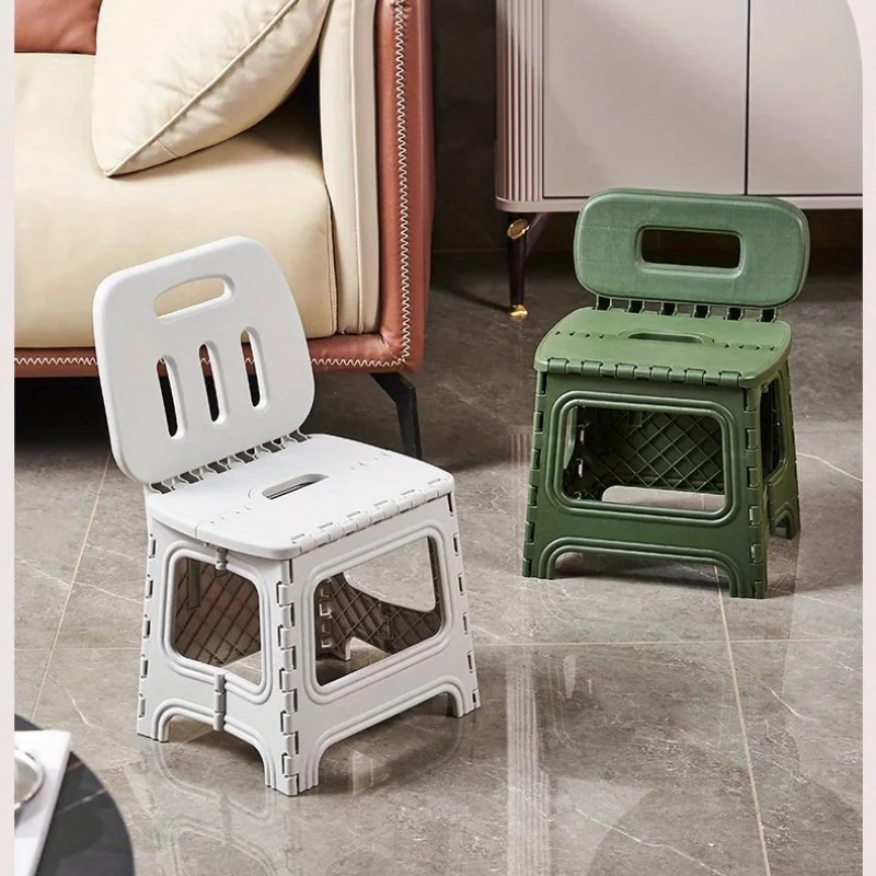 

Portable Folding Stool High Load Capacity Non-slip Seat with Hidden Handle for Home Outdoor Travel Picnic