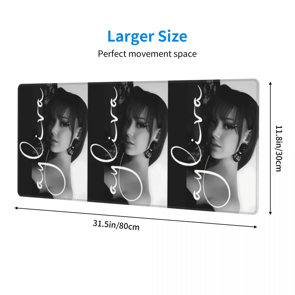 Large Mouse Pad Ayliva Cool Singer Handwritten Signature Poster Gamer PC Laptop Mats Keyboard Carpet Computer Gaming Desk Mat