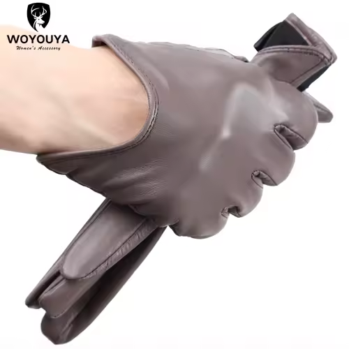 Fashion color Apparel Accessories women's leather gloves,comfortable short Women mitten,warm winter gloves women-2001 - Image 8