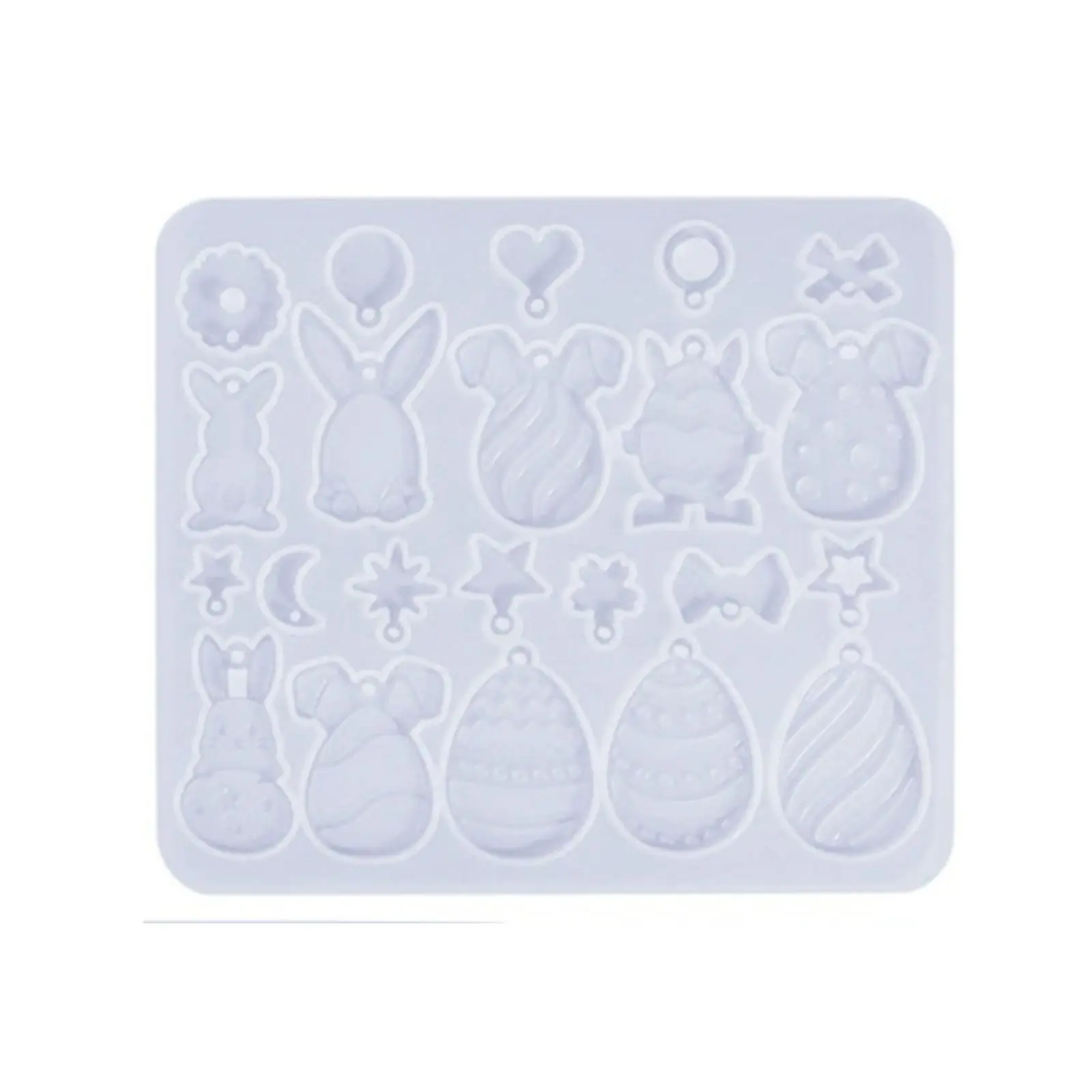 

DIY Earring Dangle Mold, Easter Theme, Hare Oval Design, Holiday Jewelry Making