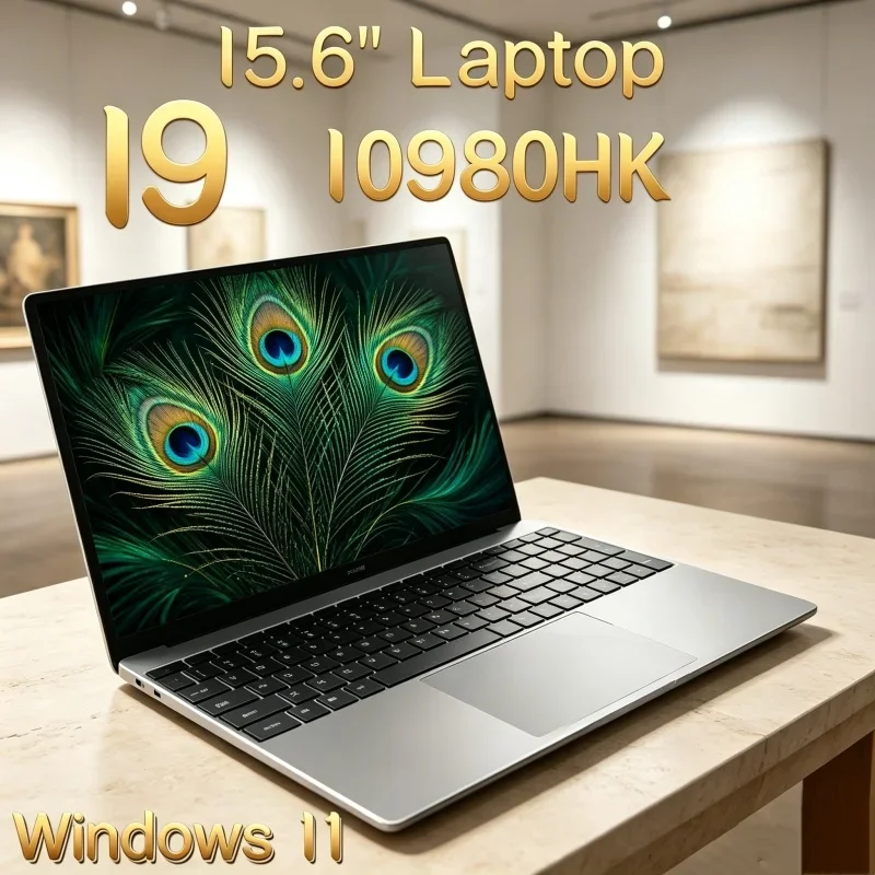Seraphic 2026 Windows 11 Apex 15.6" Laptop Intel I9 10980HK RAM SSD Dazzling Delicate Gaming Laptop 1920*1080 Noble