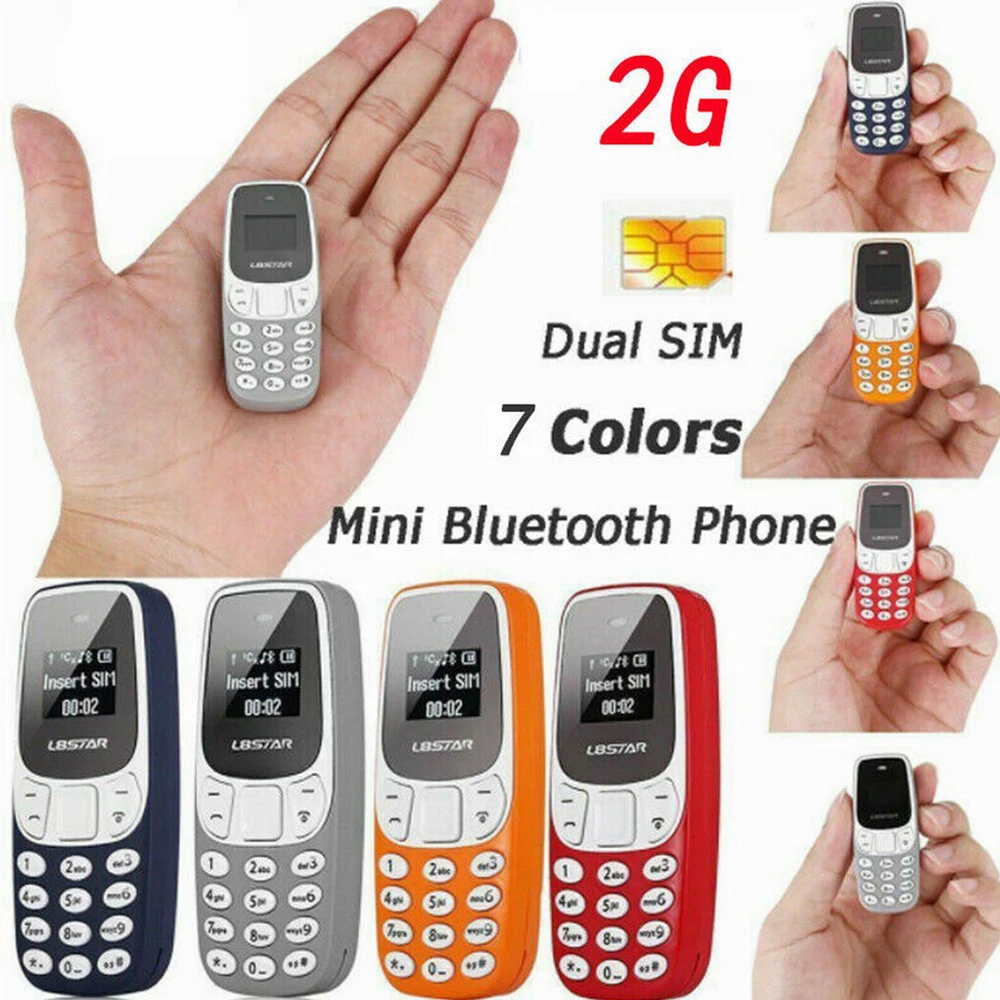 Durable L8Star Mini Phone Unlock Gtstar BM10 BM30 BM70 Magic Voice GSM Cellphone Bluetooth Dialer Mobile Headphone With MP3