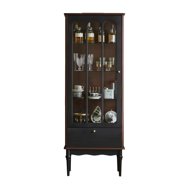 

Medieval solid wood dining side cabinet