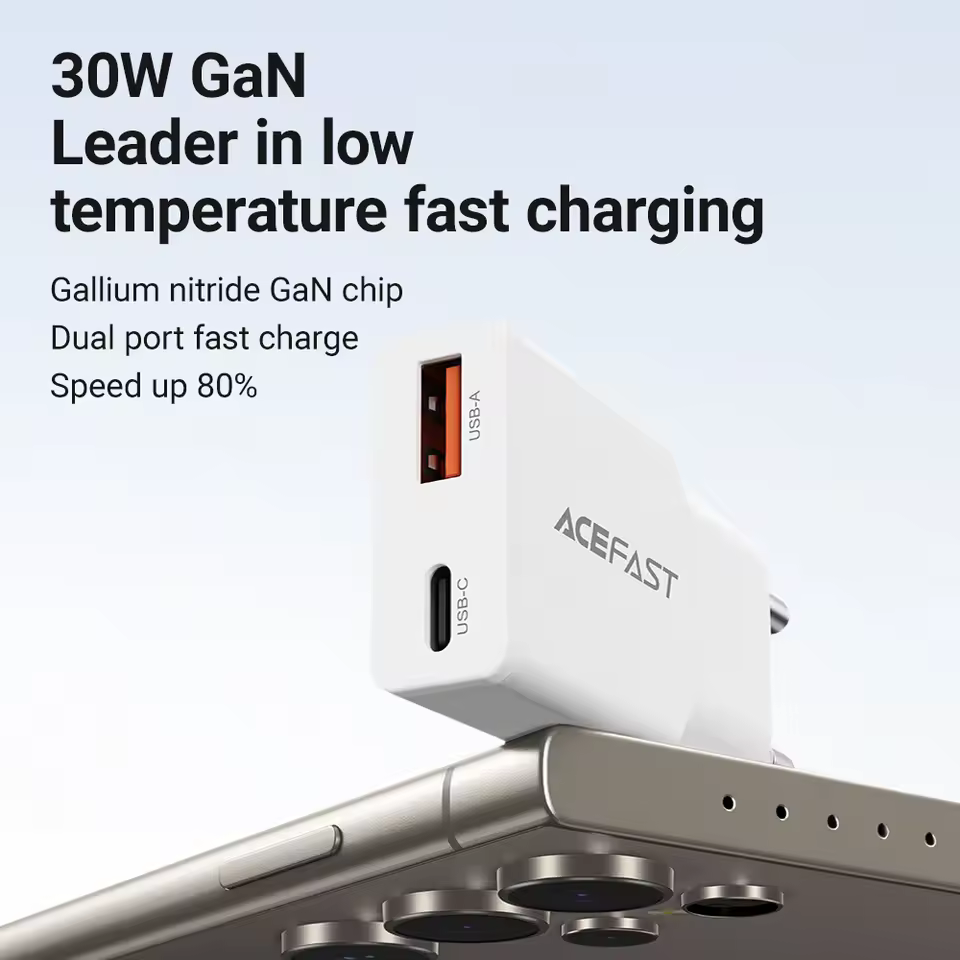 ACEFAST EU 30W GaN 초박형 고속 충전기 썸네일