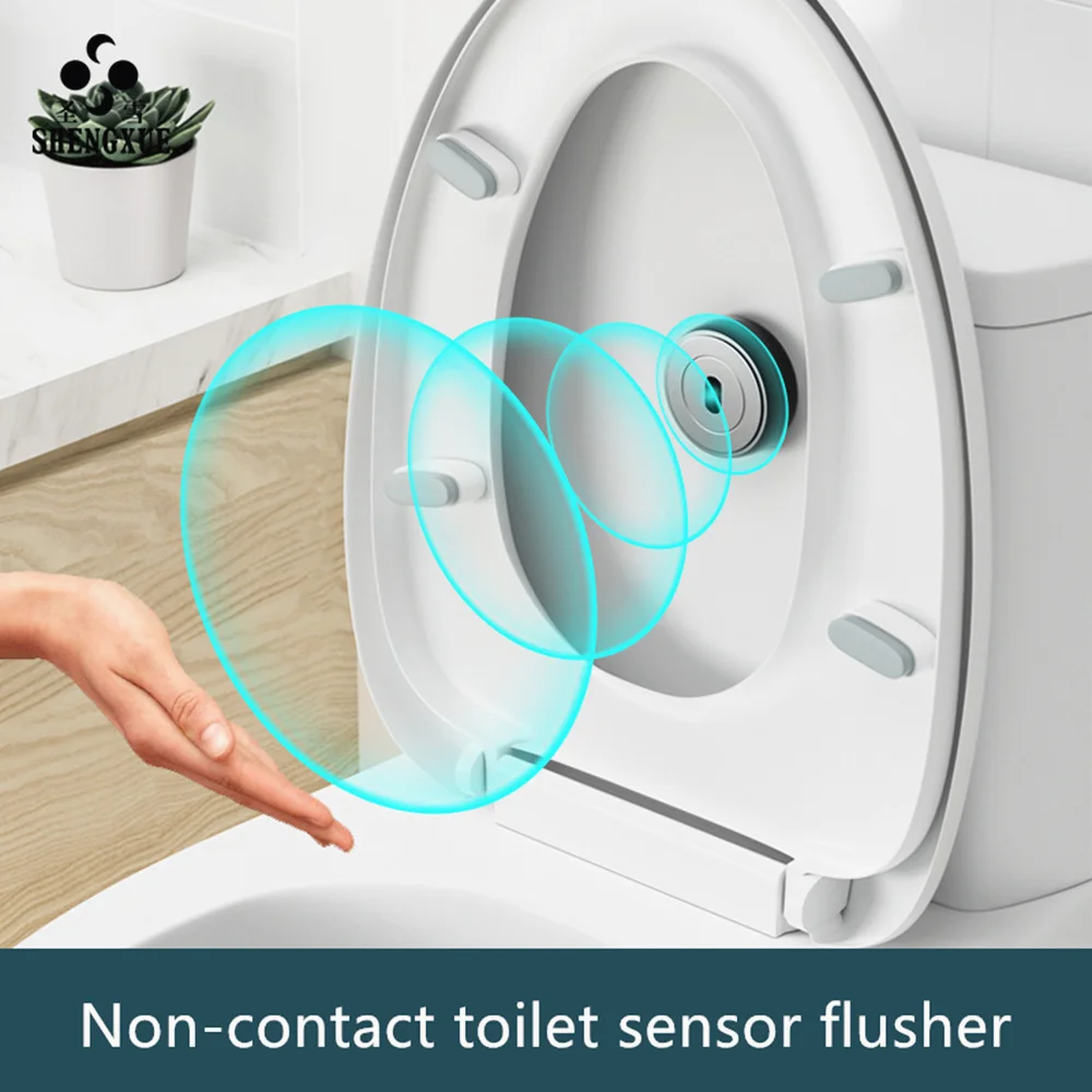 Toilet Automatic Flushing Sensor Household Defecation Sensor Flusher Human Body Off-seat Stool Urinary Induction Flush Valve