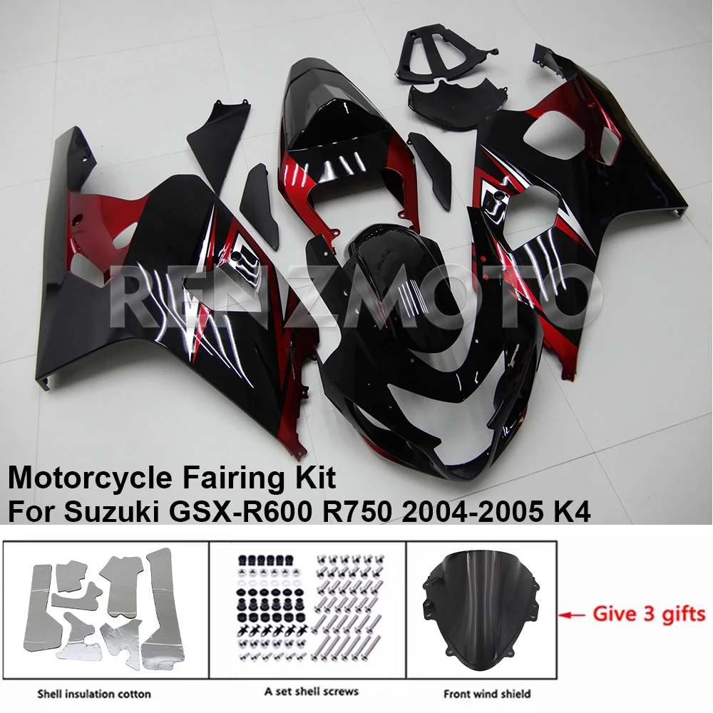 

For Suzuki GSX-R600 R750 04-05 K4 K5 Fairing Motorcycle Set Body Kit Decoration Plastic Guard Plate Accessories Shell S0604-104A