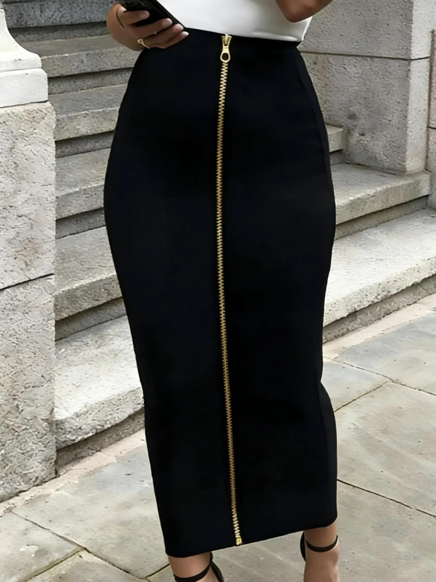 Women Formal Wear With Skirt - Onecozyday 2026 Rok Pensil Midi Wanita