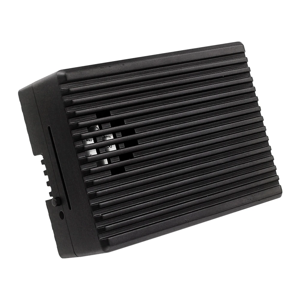 Casing Logam dengan Pendingin Aktif Pi 5, Casing Pendingin Heatsink dengan Kipas Heatsink, Casing Pendingin Logam untuk Raspberry Pi 5