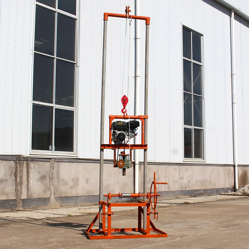 

Customized Hand Operated Water Well Drilling Rig Petrol Diesel Mini Portable Lightweight Hot Sale For Drilling