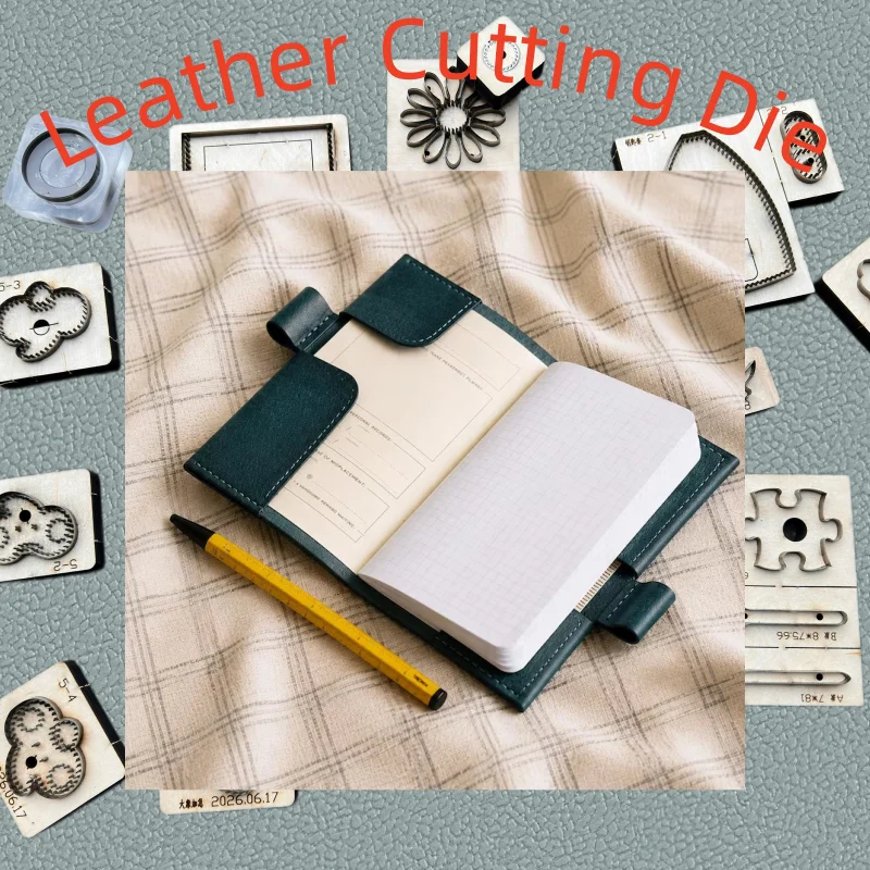 Portable Planner Journal Leather Cover Cutting Mold Japan Steel Wooden Die Leatherworking Punch Mould