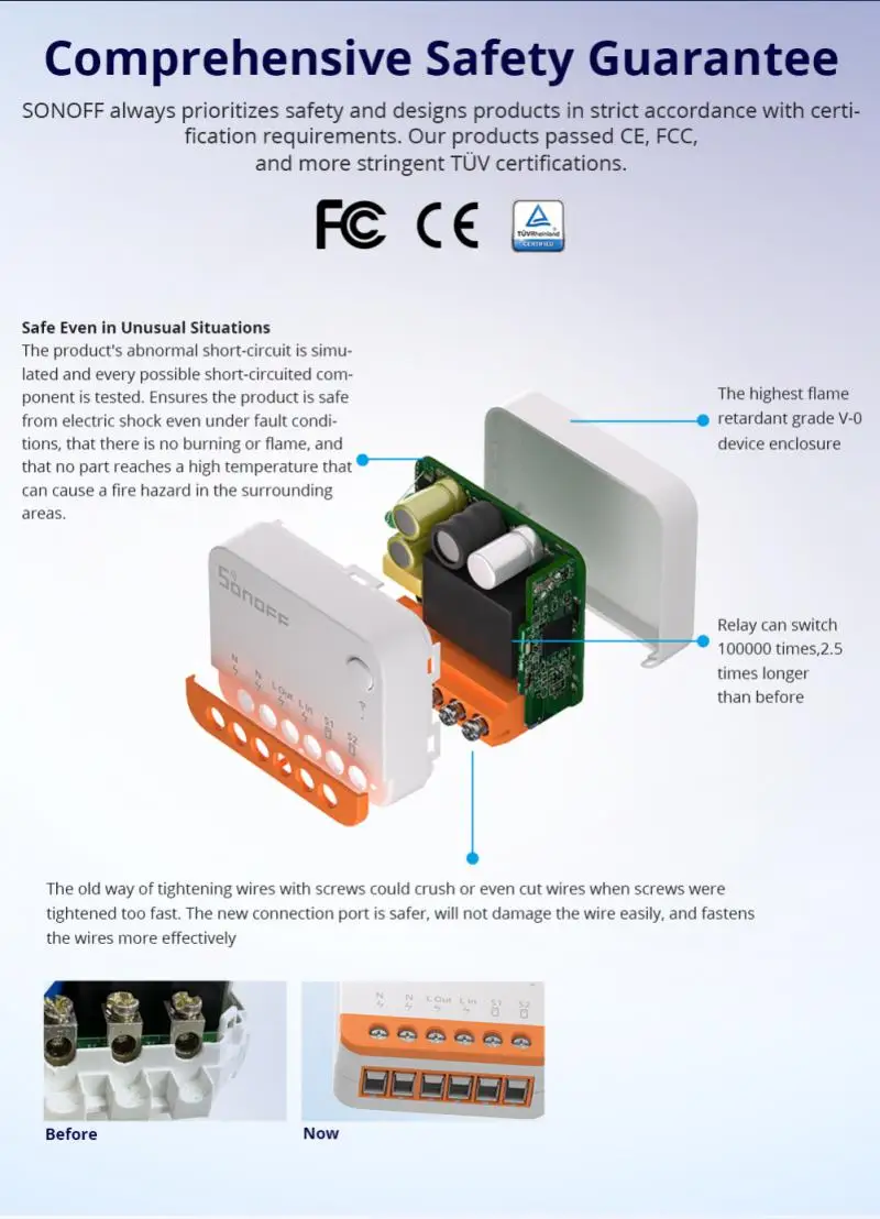 R4 / R3/R2ขนาดเล็กสวิตช์ WiFi โมดูลสำหรับบ้านอัจฉริยะสุดขีด1/3/5ชิ้นรีโมทคอนโทรล Alexa Google Home ALICE