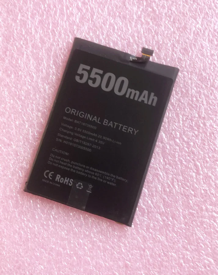 New High-quality Battery For doogee BL5500 Lite BAT18735500  Mobile Phone Battery