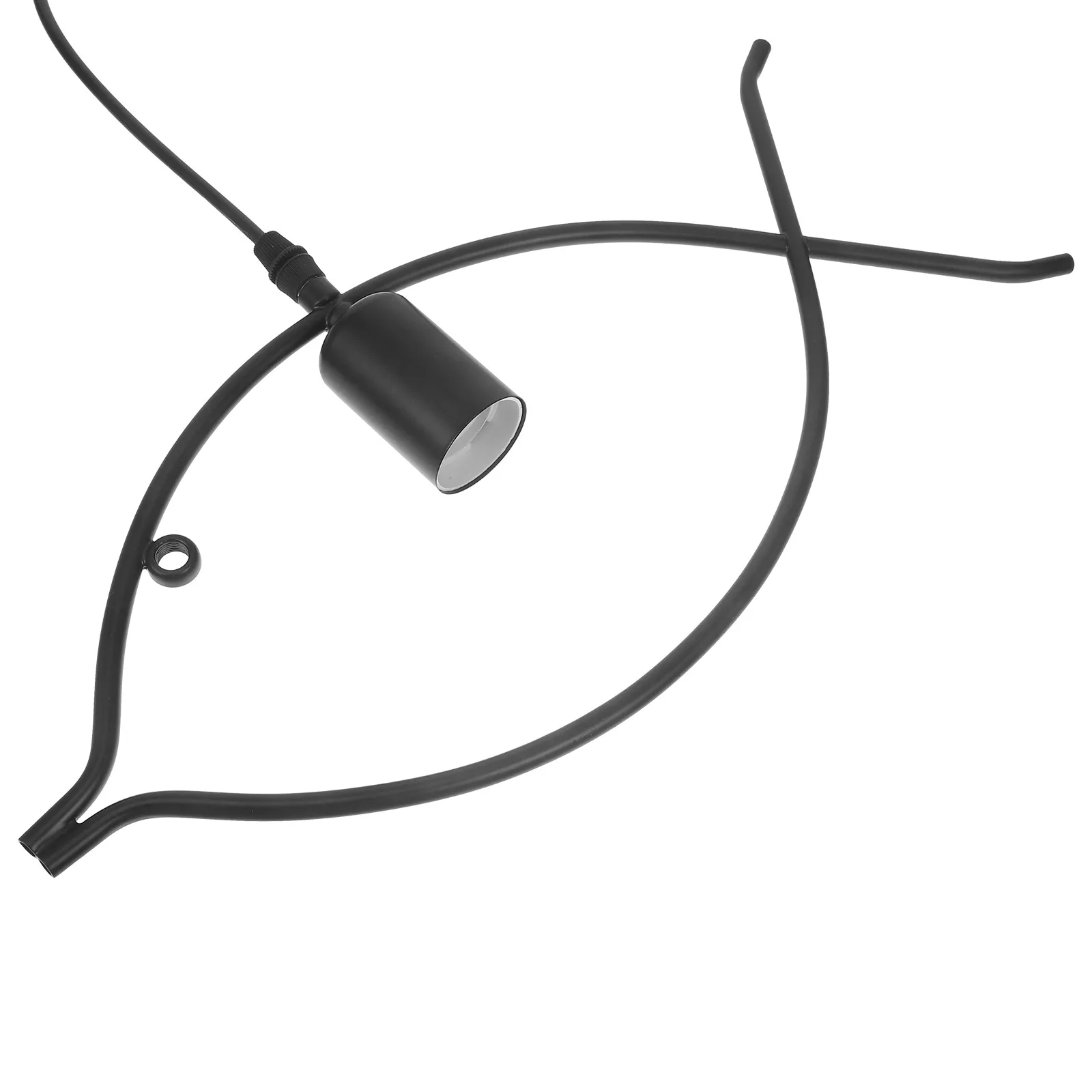 

Регулируемый подвесной светильник в форме железной рыбы, 80 см, современный потолочный светильник, черный кованый креативный подвесной светильник для спальни, гостиной