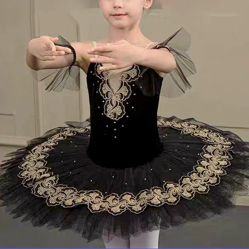 Imagen 2 del producto Vestidos de verano para niños, trajes familiares a juego, falda de Ballet tutú, disfraz de baile, Vestido de leotardo de Ballet para madres y niños, Vestido de niña