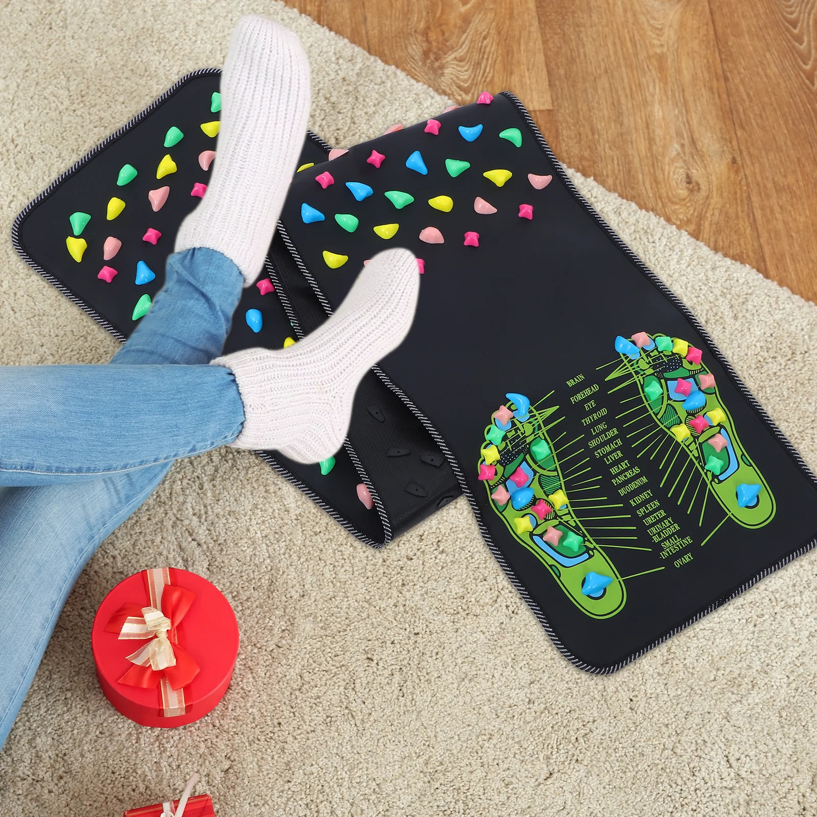 

PP Material Foot Massage Cushion Acupoint Stimulation Non-Slip Foot Massager Tool for Relaxation and Therapy Feet Massage