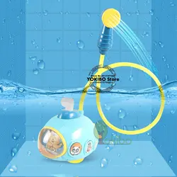 Baby Bath Toys for Kids Submarine Shower Toys Water Toys Spray Water Toys for Kids Baby Shower Set Bathtub Toy Baby Water Toys