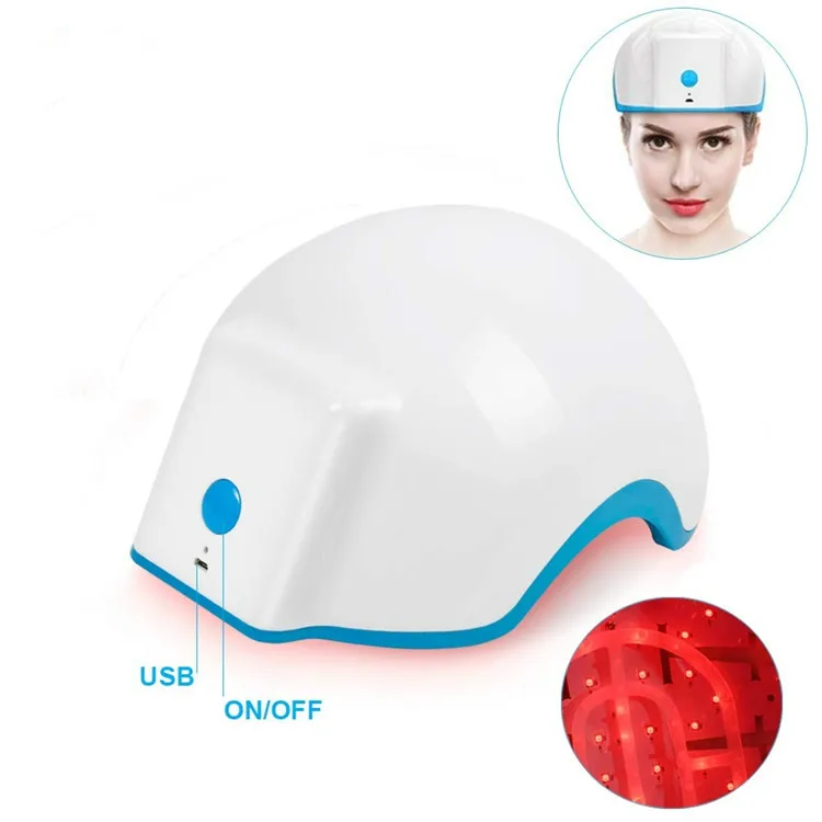 2022 Hair Regrow Machine Home Use Red Led Full Scalp Treatment Therapy Cap For Hair Loss Laser Cap Hair Growth