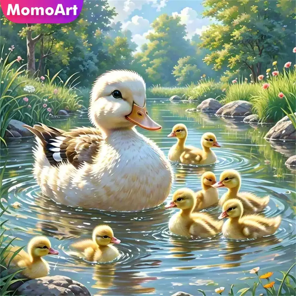Momoart Bär Diamant Mosaik Tier voller Runde Diamant Malerei Mond Stickerei neue Ankunft handgemachte Hobby