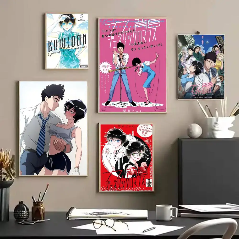 

Classic Anime K-Kowloon Generic RomanceS Painting HD Canvas Waterproof Wall Art Picture For Home Office Living Room Bedroom Gift